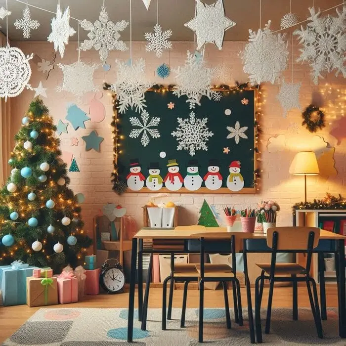 Decorar el Aula en navidades