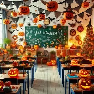 Decorar el aula en halloween