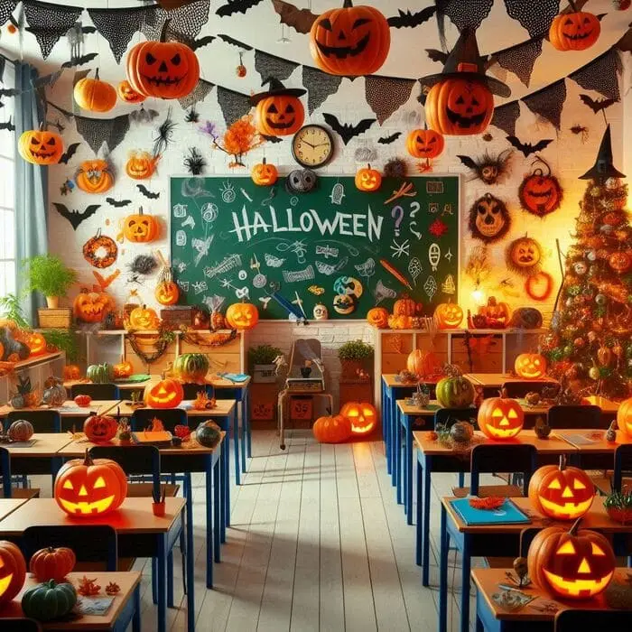 Decorar la clase en Halloween Decorar la clase en Halloween
