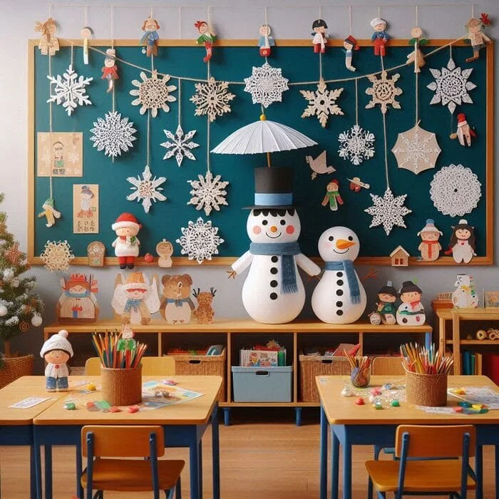 Decorar la clase en invierno Decorar la clase en invierno